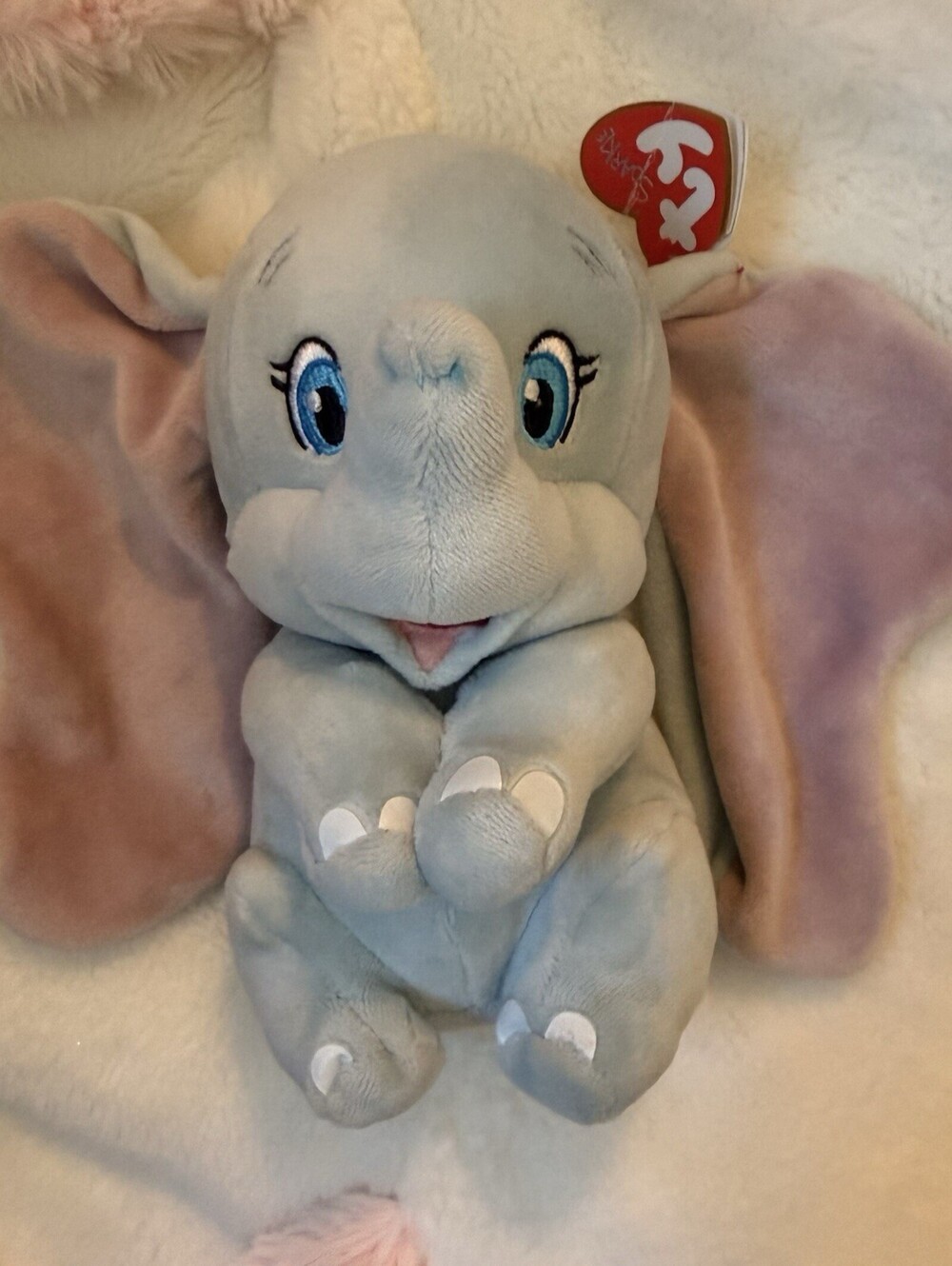 Ty Disney Dumbo Sparkle Plush Beanie Babies 2023 Ages 3 and Up 3-4 4-7 Years